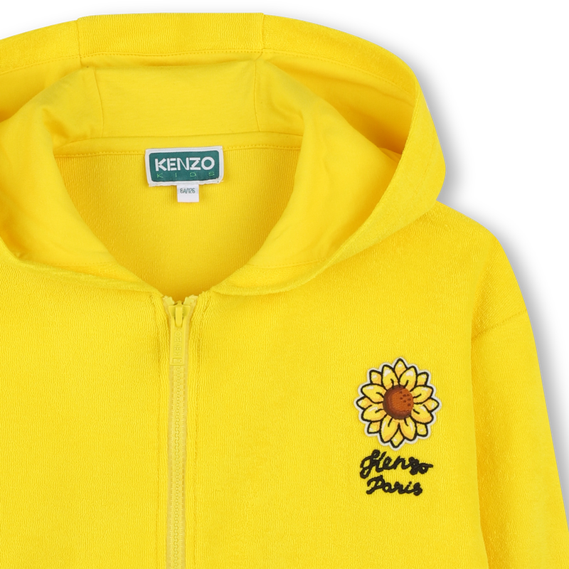 Joggingjacke aus Frottee KENZO KIDS 
                        M&Auml;DCHEN
