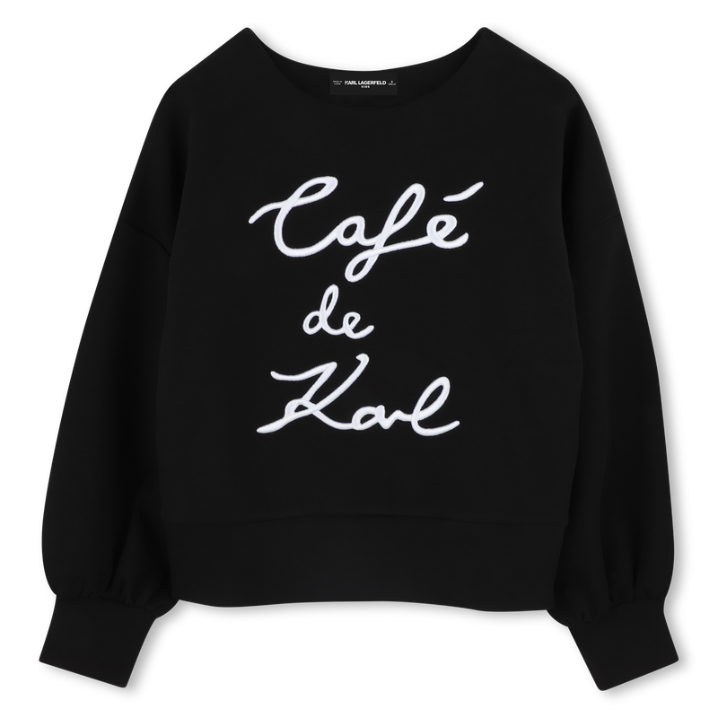 Sweatshirt mit Stickerei KARL LAGERFELD KIDS 
                        M&Auml;DCHEN