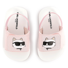 Leichte Sandalen mit Klett KARL LAGERFELD KIDS 
                    UNISEX