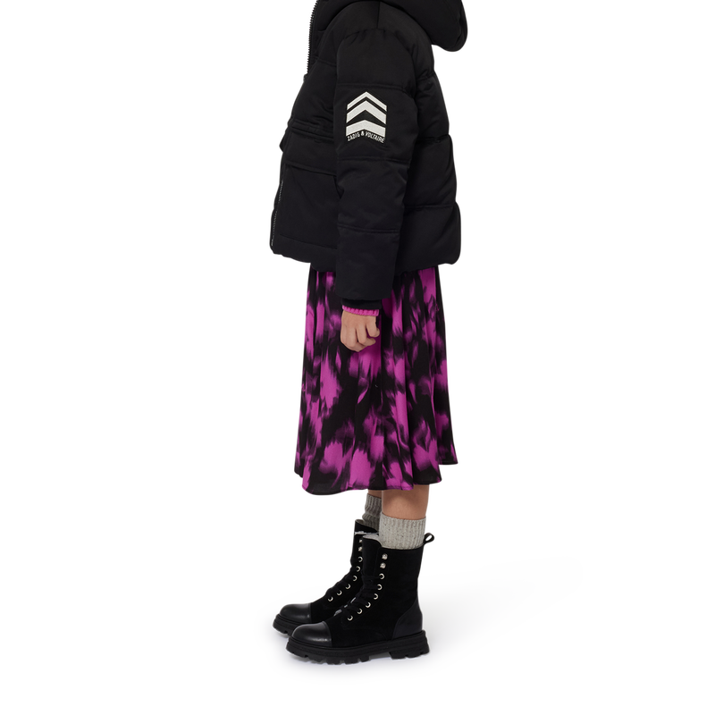 Langes, gemustertes Kleid ZADIG & VOLTAIRE 
                        M&Auml;DCHEN