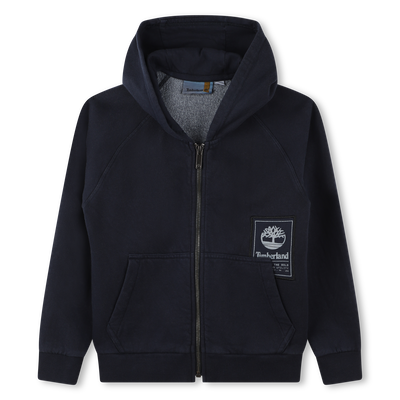Kapuzen-Cardigan aus Molton TIMBERLAND JUNGE