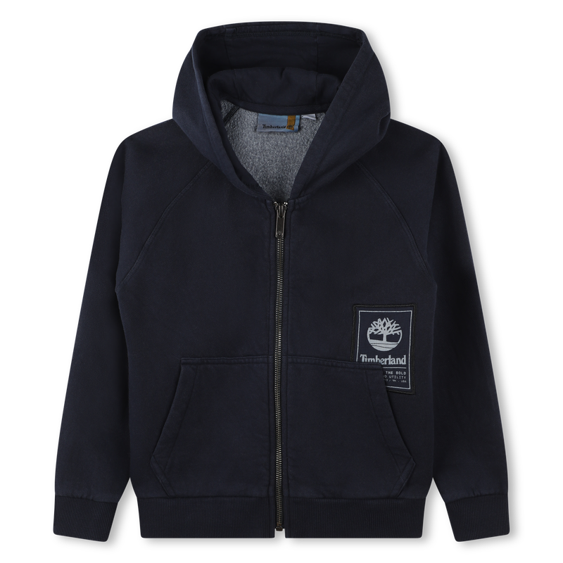 Kapuzen-Cardigan aus Molton TIMBERLAND 
                        JUNGE