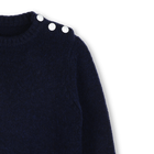 Runder Pullover mit gekn&ouml;pfter &Ouml;ffnung ZADIG VOLTAIRE 
                    M&Auml;DCHEN