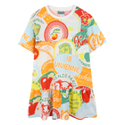 Bunt gemustertes Kleid KENZO KIDS 
                    M&Auml;DCHEN