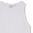 Tanktop mit metallplatte BOSS 
                    M&Auml;DCHEN
