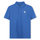 Einfarbiges Poloshirt mit Logo, OZEANIEN, hi-res