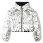 Kurze Wende-Winterjacke HUGO 
                    M&Auml;DCHEN