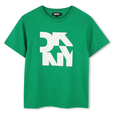 T-Shirt mit beidseitigem Druck DKNY JUNGE