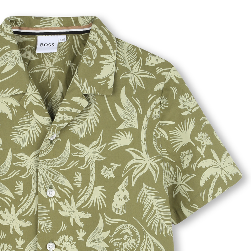 Hemd aus Baumwollpopeline BOSS 
                        JUNGE