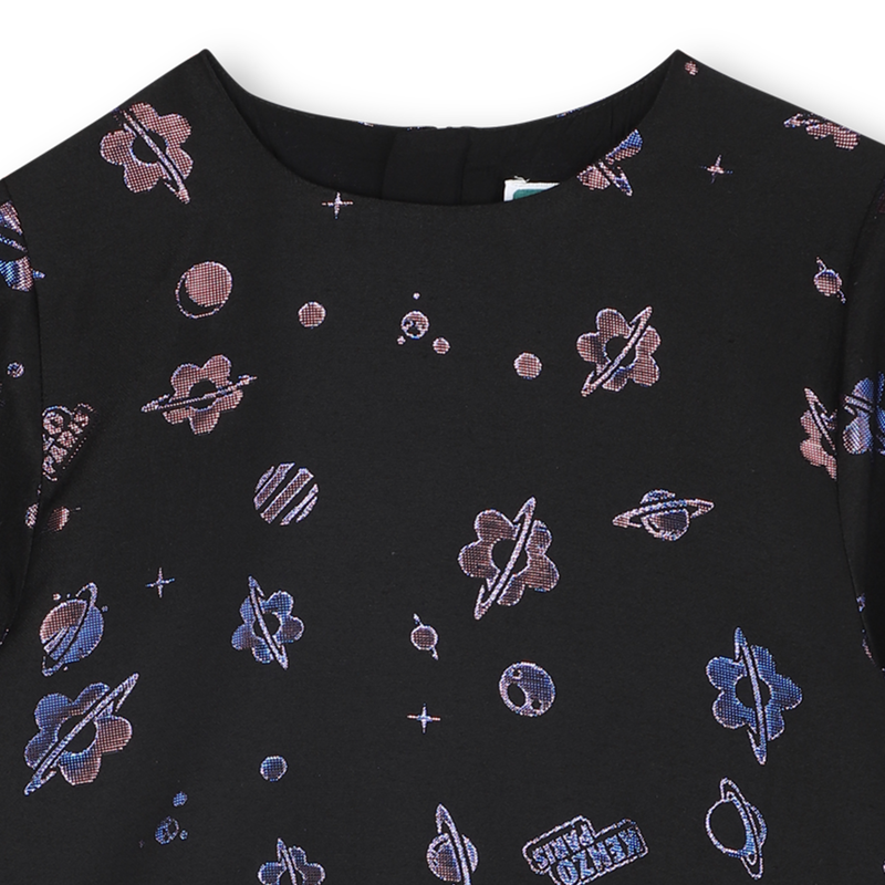 Lang&auml;rmeliges Kleid KENZO KIDS 
                        M&Auml;DCHEN