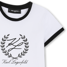 Kurz&auml;rmeliges t-shirt KARL LAGERFELD KIDS 
                    M&Auml;DCHEN