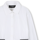 Lang&auml;rmeliges Hemd KARL LAGERFELD KIDS 
                    M&Auml;DCHEN