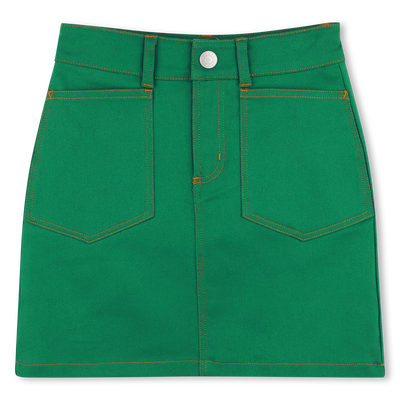 Kurzer Trapezrock mit Taschen KENZO KIDS M&Auml;DCHEN