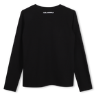 Langarm-T-Shirt KARL LAGERFELD KIDS 
                    M&Auml;DCHEN