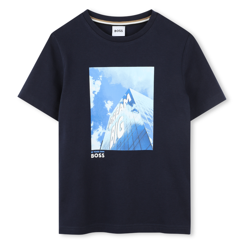 Kurzarmshirt aus Baumwolle BOSS 
                        JUNGE