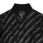 Jeansjacke mit Puff&auml;rmeln KARL LAGERFELD KIDS 
                    M&Auml;DCHEN