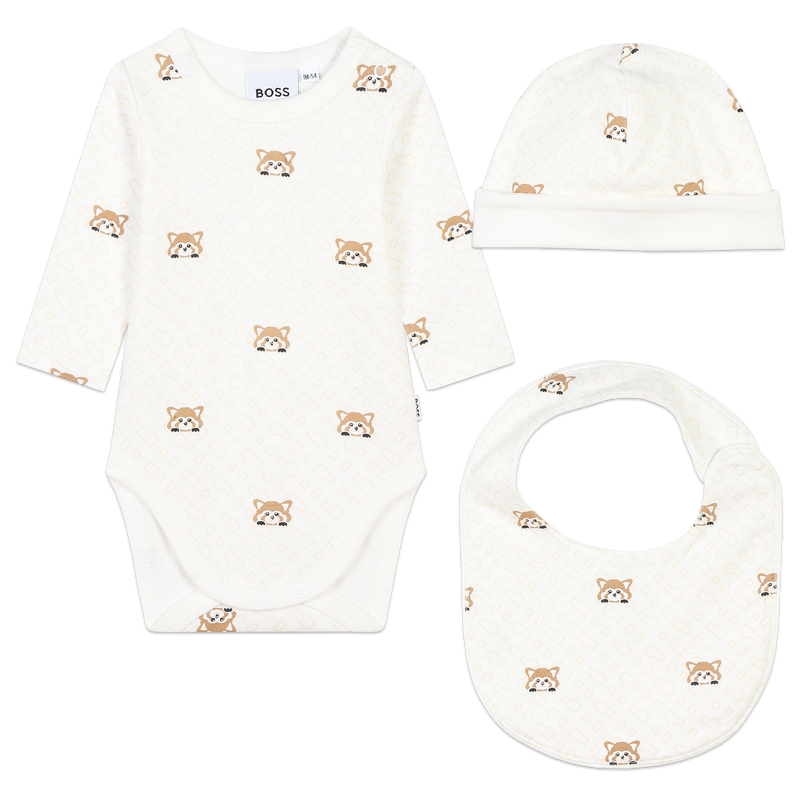 Set mit rotem Panda-Print BOSS 
                        UNISEX