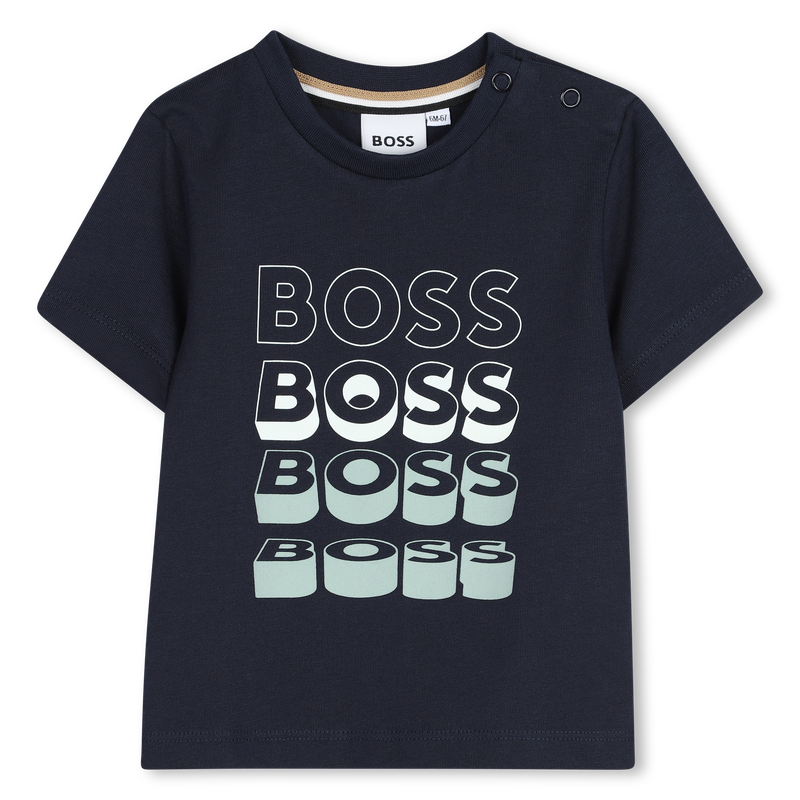 KURZ&Auml;RMELIGES T-SHIRT BOSS 
                        JUNGE
