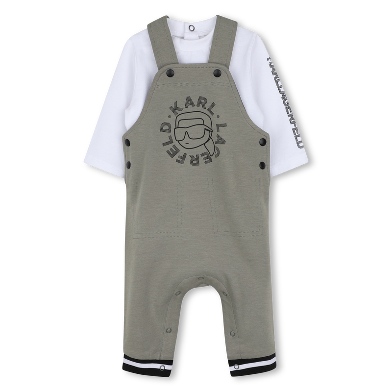Overall- und T-Shirt-Set KARL LAGERFELD KIDS 
                        JUNGE