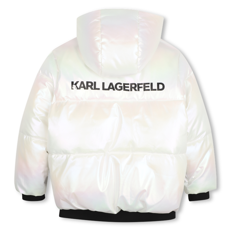 Steppjacke mit Kapuze KARL LAGERFELD KIDS 
                        M&Auml;DCHEN