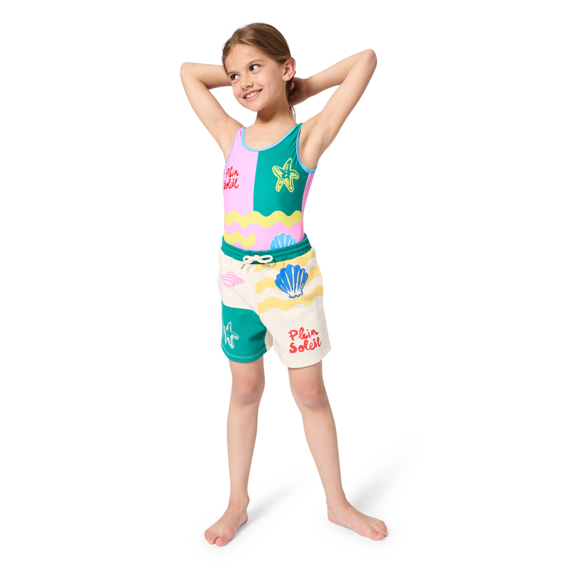 FLEECE-SHORTS KIDS AROUND 
                        M&Auml;DCHEN