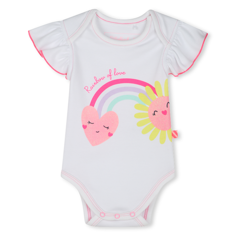 Kurz&auml;rmeliger Baumwoll-Body BILLIEBLUSH 
                        M&Auml;DCHEN