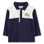 Zweifarbiges Poloshirt aus Baumwolle mit geripptem TIMBERLAND 
                    JUNGE