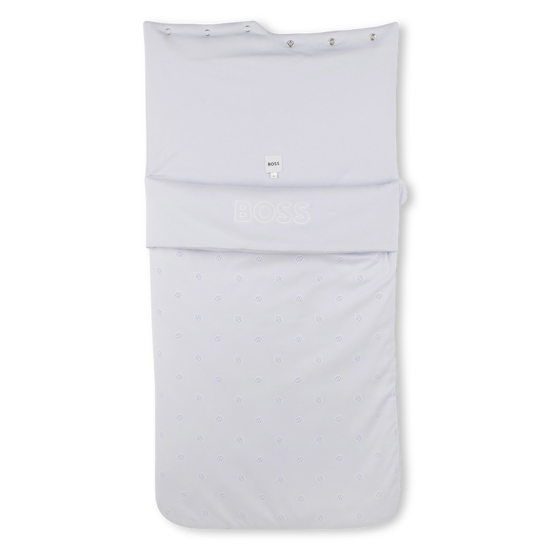 Bedruckter Baumwollschlafsack BOSS 
                        UNISEX