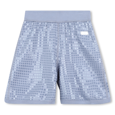 Baumwoll-Shorts mit Pailletten DKNY M&Auml;DCHEN