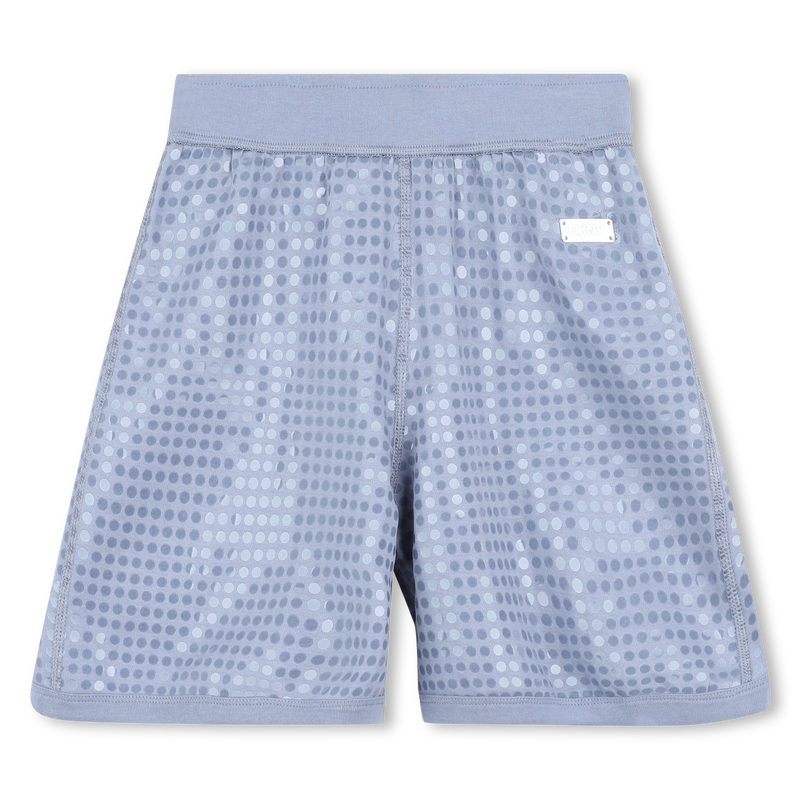 Baumwoll-Shorts mit Pailletten DKNY 
                        M&Auml;DCHEN
