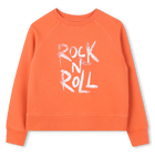 Sweatshirt mit rundhalsausschnitt, PFLAUME, hi-res