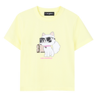 Kurz&auml;rmeliges t-shirt KARL LAGERFELD KIDS 
                    M&Auml;DCHEN