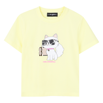 KURZ&Auml;RMELIGES T-SHIRT KARL LAGERFELD KIDS M&Auml;DCHEN