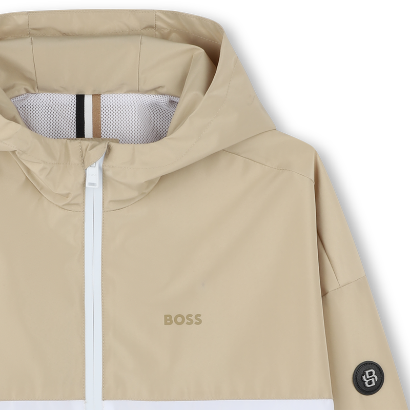 Zweifarbige Windjacke BOSS 
                        JUNGE