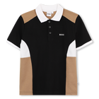 Kurz&auml;rmeliges Poloshirt, SCHWARZ, hi-res