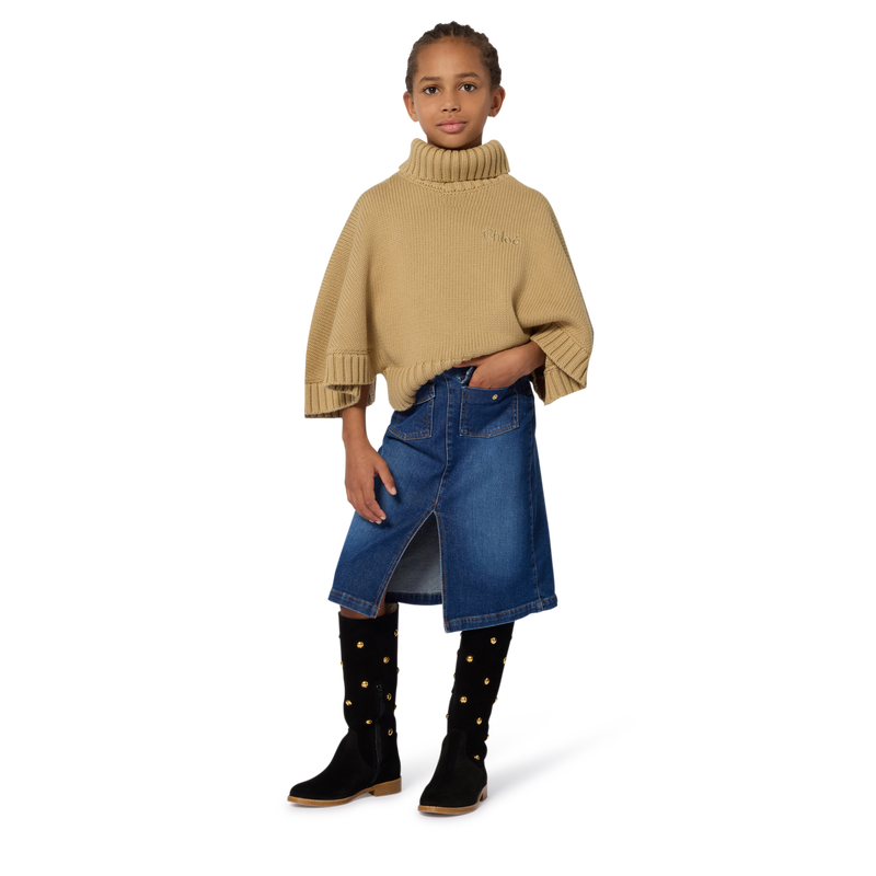 Midirock aus Denim CHLOE 
                        M&Auml;DCHEN