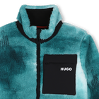 Cardigan aus Pl&uuml;sch HUGO 
                    JUNGE