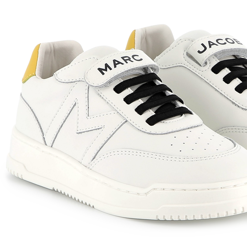 Leder-Sneaker mit Klett MARC JACOBS 
                        JUNGE