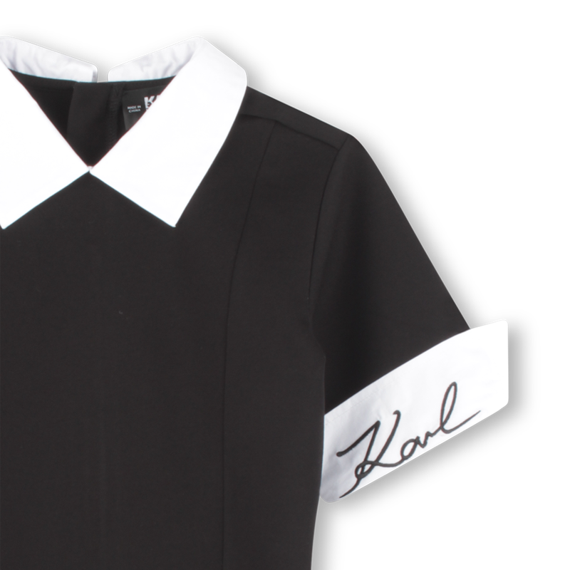Kurz&auml;rmeliges Kleid KARL LAGERFELD KIDS 
                        M&Auml;DCHEN