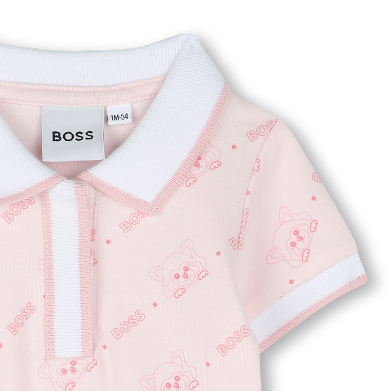 Bedrucktes Polokleid BOSS 
                        M&Auml;DCHEN