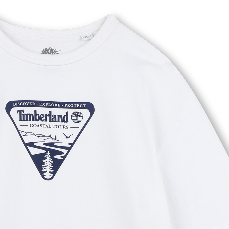 Weites T-Shirt mit Druck TIMBERLAND 
                        JUNGE