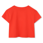 Kurzes Baumwoll-T-Shirt MICHAEL KORS 
                    M&Auml;DCHEN