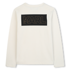 Langarm-T-Shirt KARL LAGERFELD KIDS 
                    JUNGE