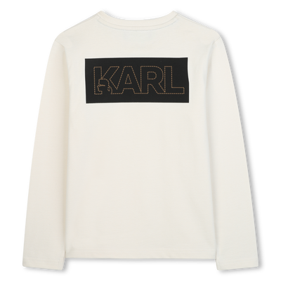 Langarm-T-Shirt KARL LAGERFELD KIDS JUNGE