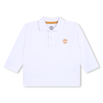 Unifarbenes Polo mit Logo TIMBERLAND JUNGE