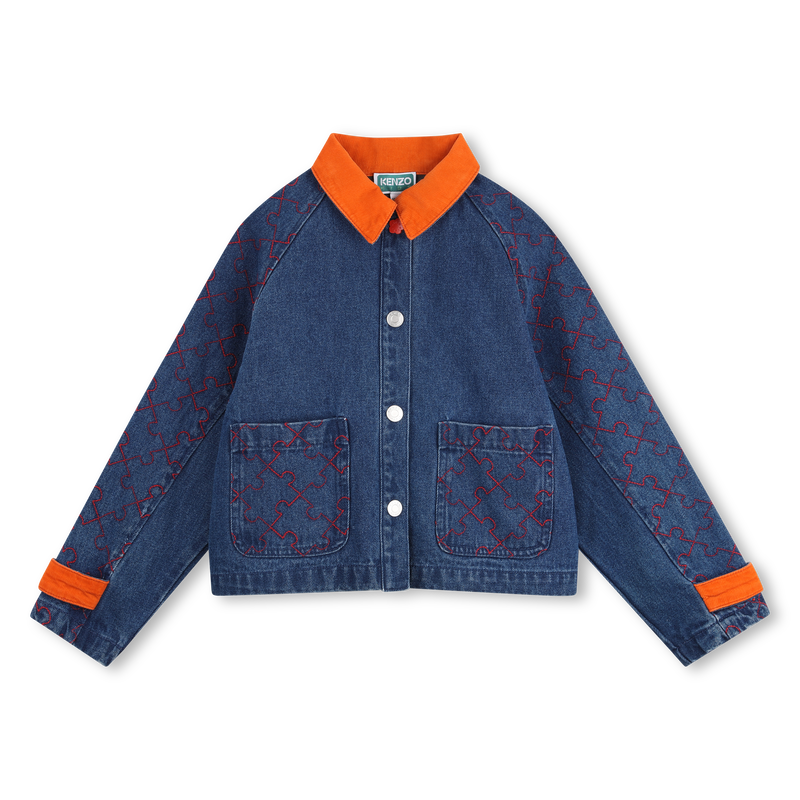 Jeansjacke KENZO KIDS 
                        M&Auml;DCHEN