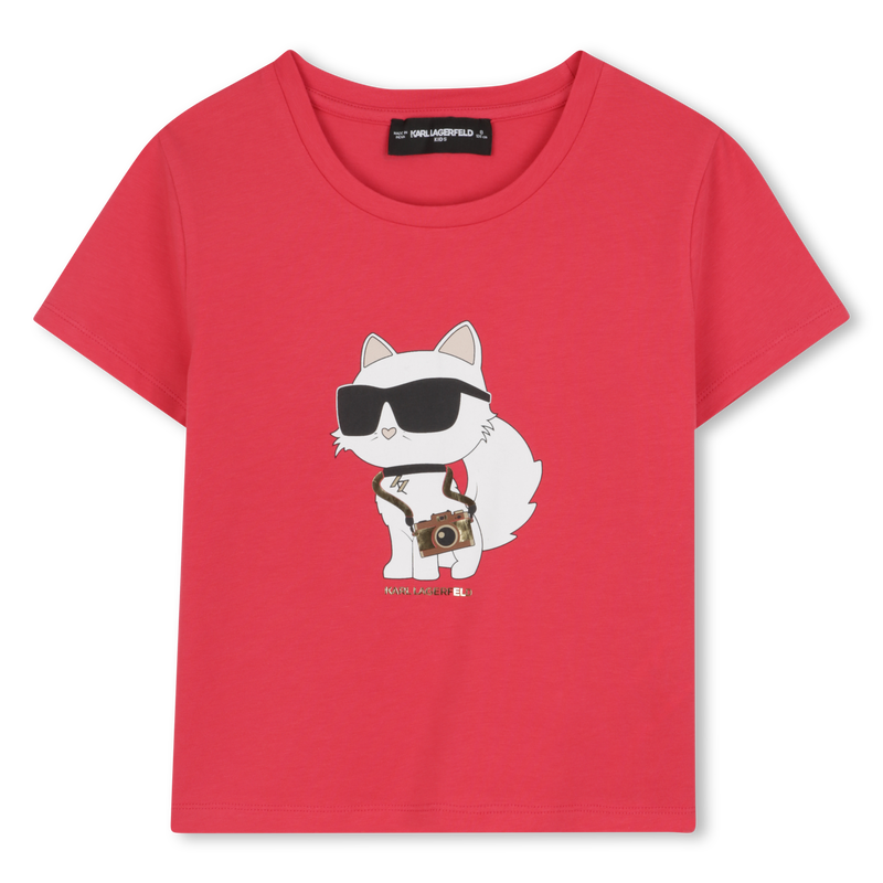 Kurz&auml;rmeliges T-Shirt KARL LAGERFELD KIDS 
                        M&Auml;DCHEN