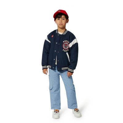 Baumwoll-Cap mit Stickerei KENZO KIDS UNISEX