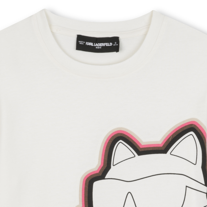 Kurz&auml;rmeliges T-Shirt KARL LAGERFELD KIDS 
                        M&Auml;DCHEN