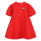 Kleid mit ballon&auml;rmeln KENZO KIDS 
                    M&Auml;DCHEN